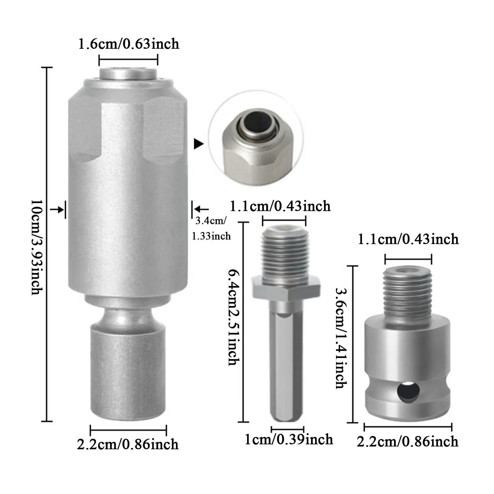 Drill Chuck Adapter 3 Universal Digital Conversion Accessories