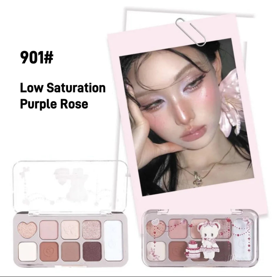 JILL LEEN 9 Colors Eyeshadow All One Palette Matte Satin Shimmer Face Zpaxo 901