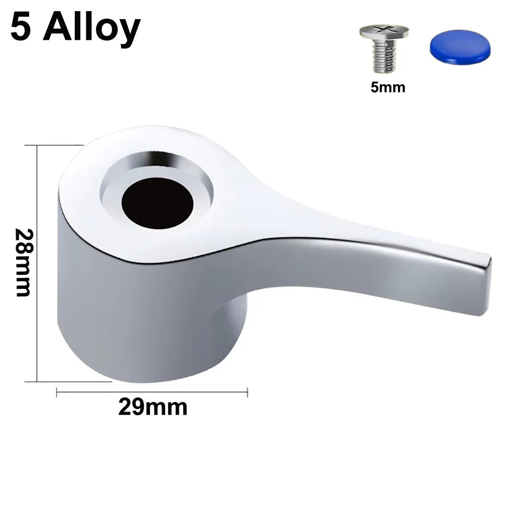 Triangle Valve Faucet Handle – Universal Kitchen & Bathroom Faucet Handle Zpaxo 5 Alloy