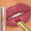Pearlescent Pink Glitter Lipstick Moisturizing Waterproof Zpaxo 02
