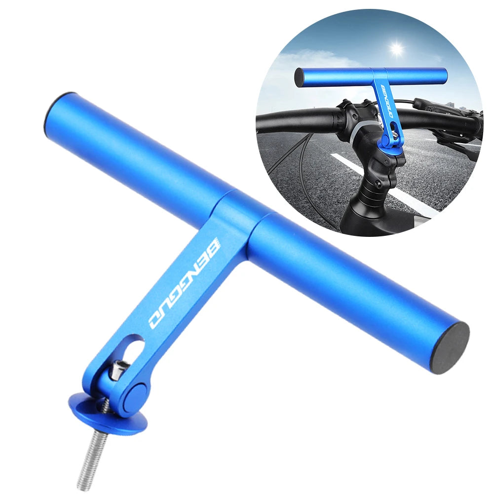 Bicycle Handlebar Extension Holder Aluminum Alloy Bike Headlight
