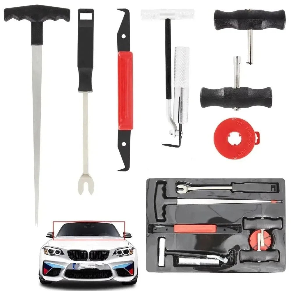 Universal Auto Glass Removal Tools Alloy Steel Labor-saving Zpaxo