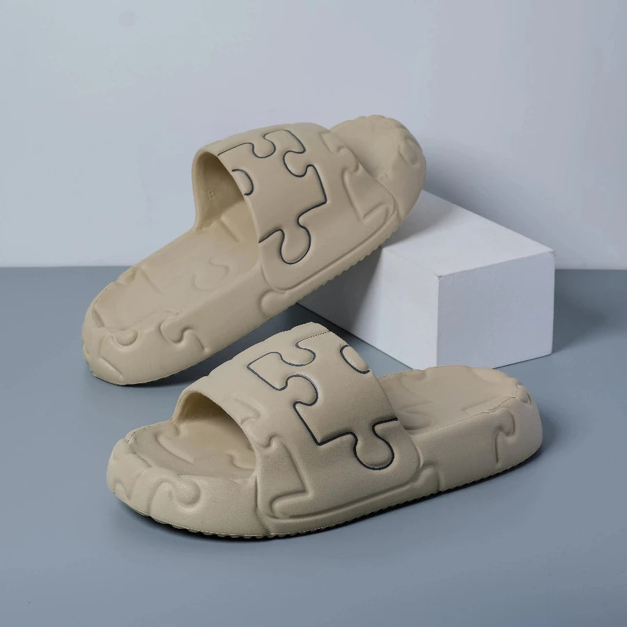 Slippers Men Suitable Outdoor Wear Summer Trendy Bathroom Non Slip