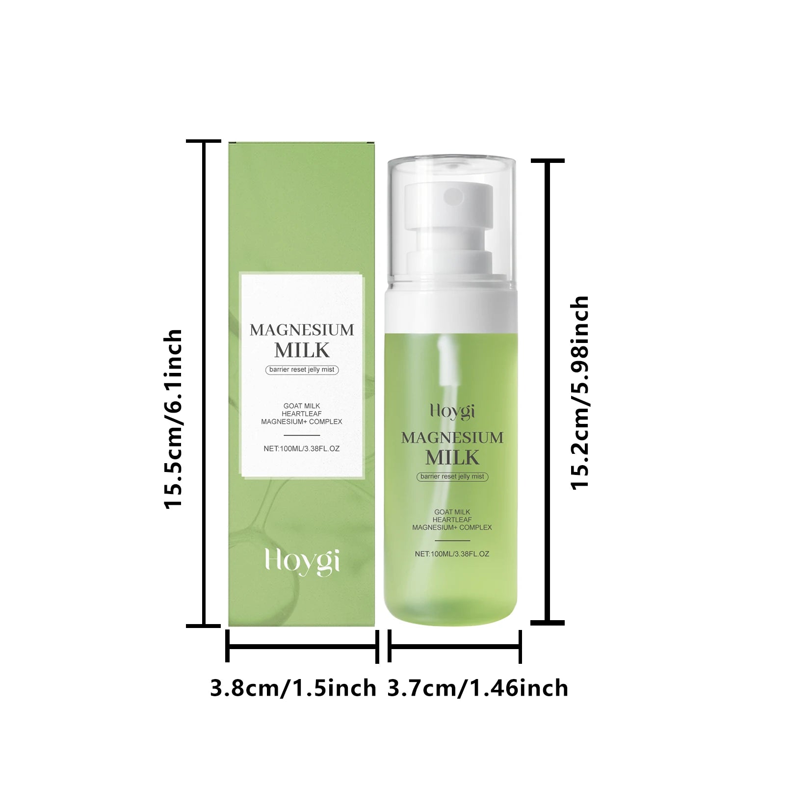 Hoygi Jelly Toner Spray – Soothing Face Mist for Sensitive Skin Facial Toner Spray Zpaxo 100ml Boxed