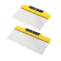 Notched Steel Trowel – Plastering, Drywall & Tile Tool Plastering Trowel Zpaxo 8''