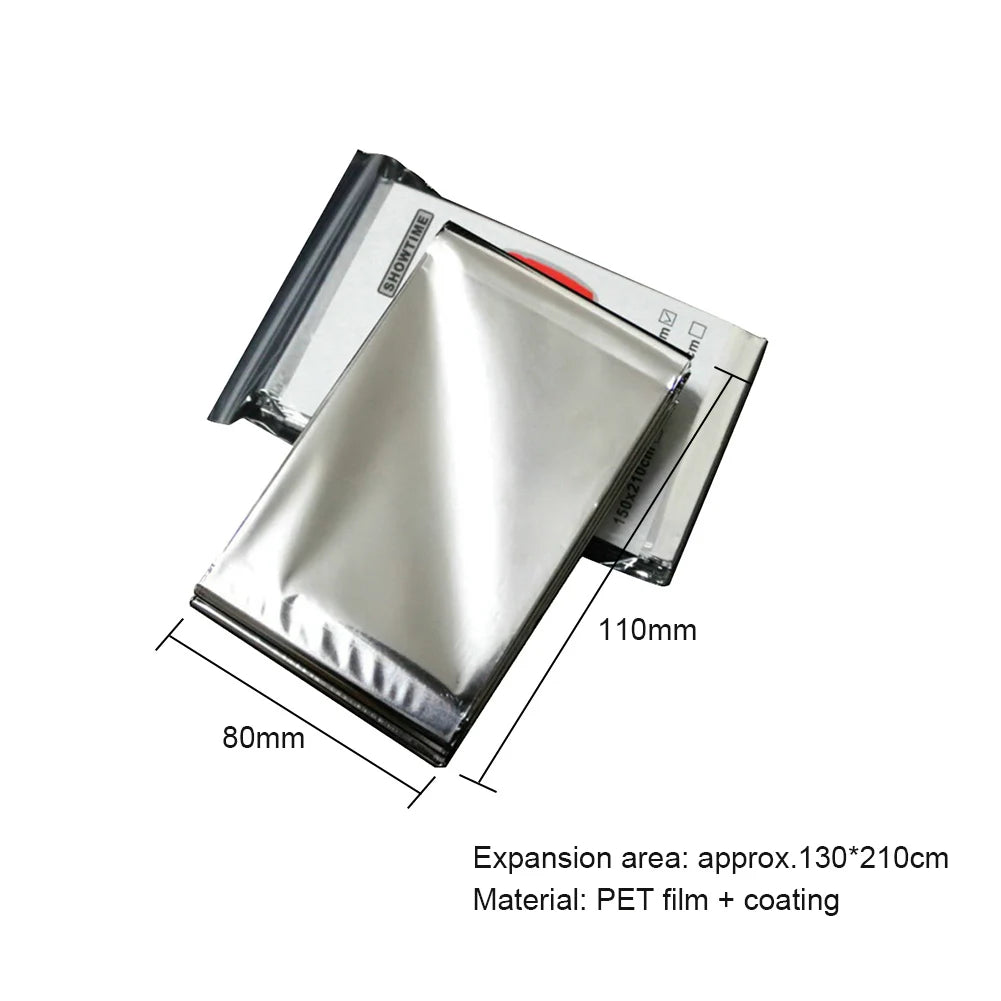 Emergency Blanket Waterproof First Aid Curtain Multipurpose Adventure