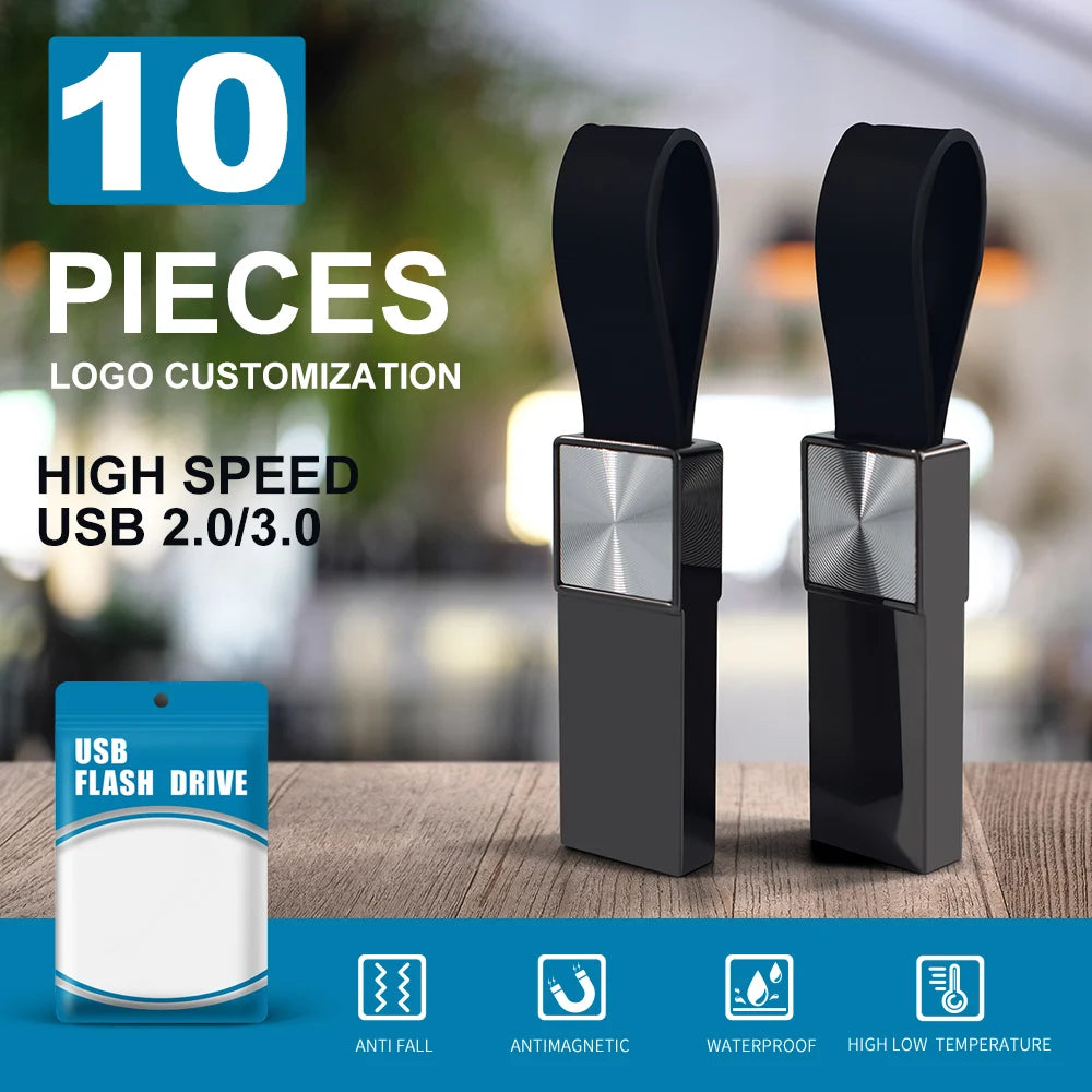 Zsuit Metal USB Flash Drive 8GB 16GB 32GB 64GB 128G Waterproof Pendrive 3.0/2.0 Memory Stick Drives U Disk Free LOGO Pen Drive Zpaxo