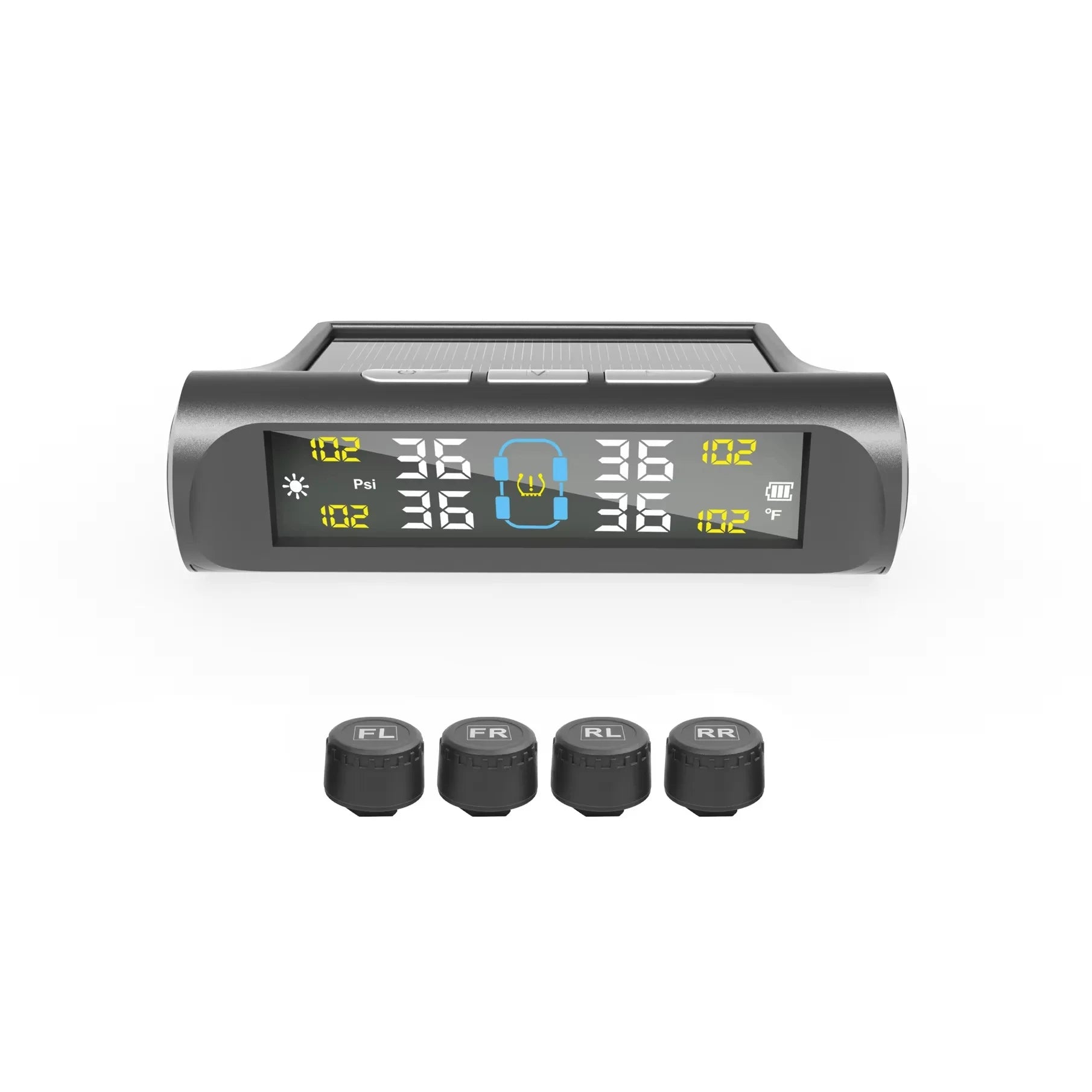 Car Tire Pressure Monitoring System Tyre Monitor Alarm 4 External