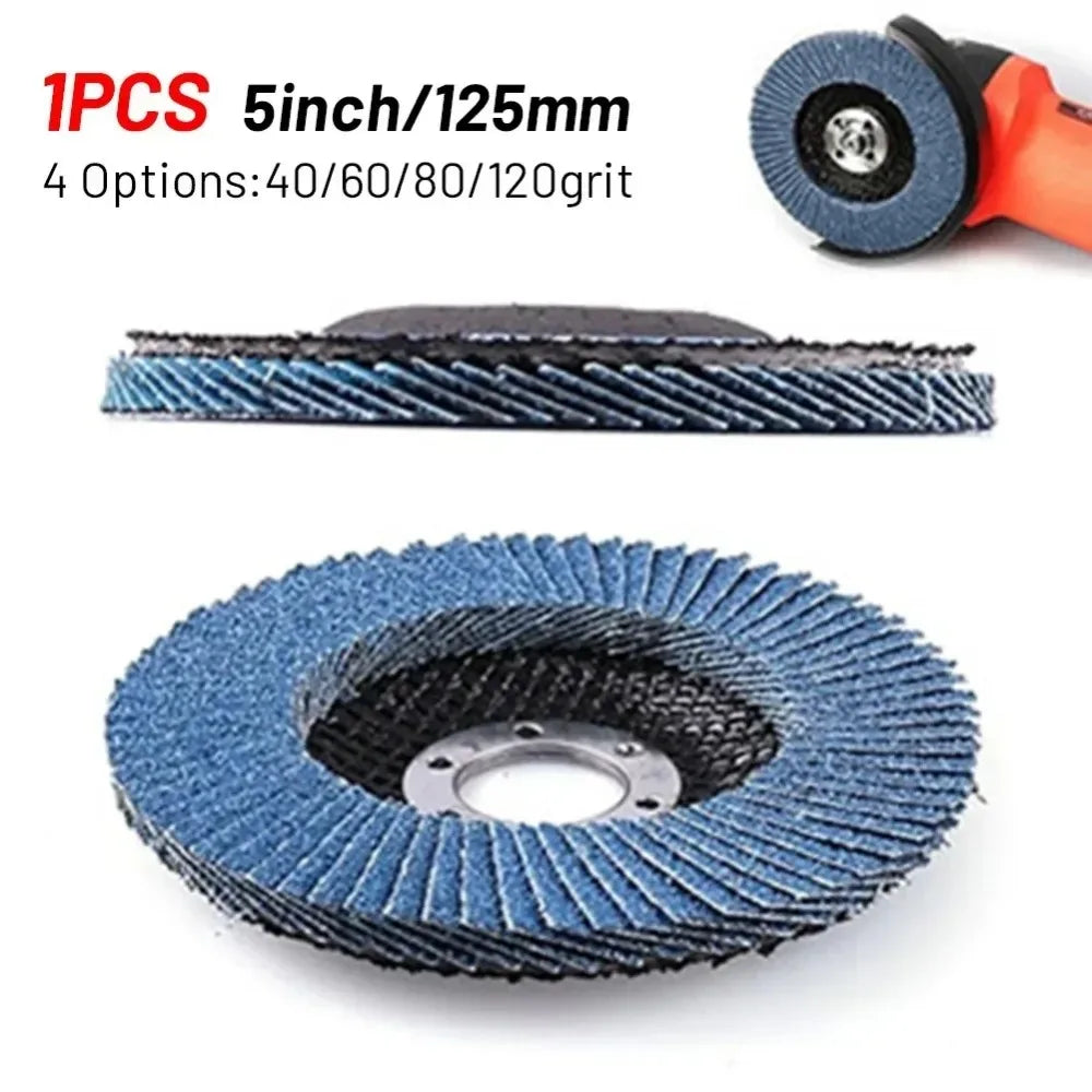 5'' Metal Sanding Flap Discs Angle Grinder Wheels Blade 60 80grit
