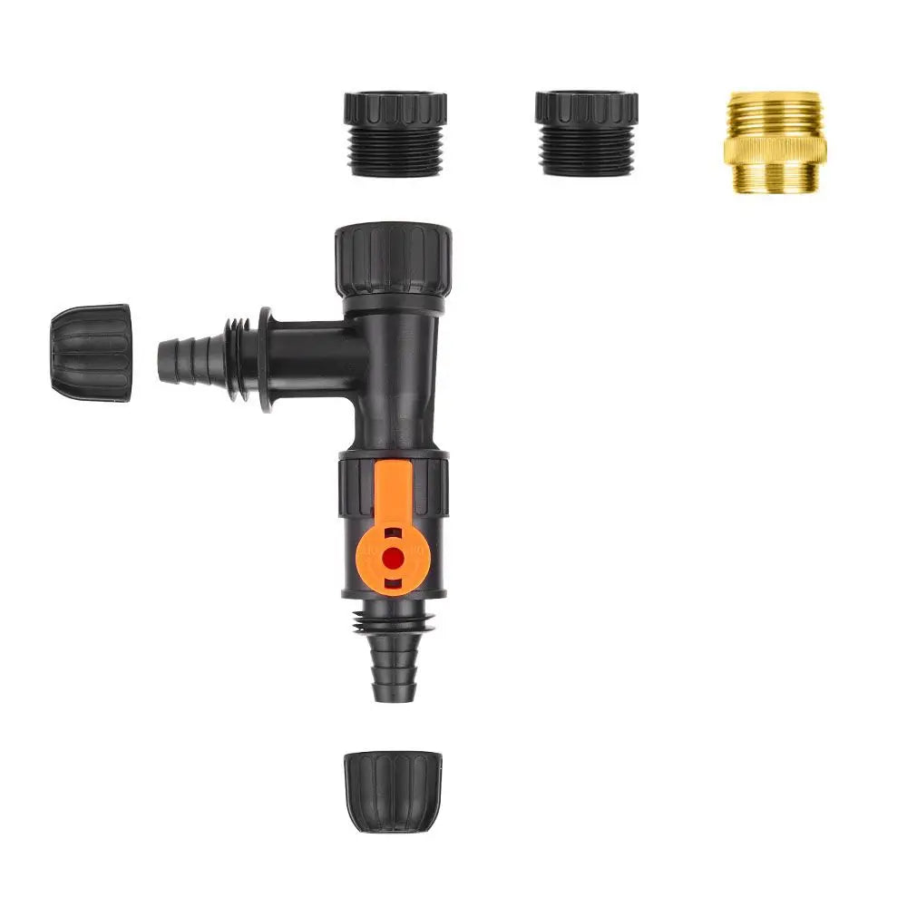 Plastic Aquarium Water Changer 3-Way Faucet Change Fish Tank Cleaning