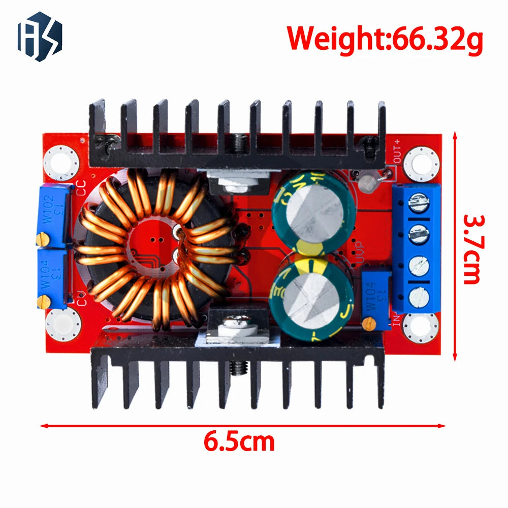 DC DC CC CV Buck Boost Converter 9-35 to 1-35V 80W Buck Booster DC Step Down Step Up Adapter Module Adjustable Voltage Regulator Zpaxo
