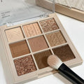 Dream Girl Eyeshadow Palette 9 Colors Snowflake Shimmer Matte Highlights Cool Tone Eye Shadow Korean Make-up Women Cosmetic Zpaxo C