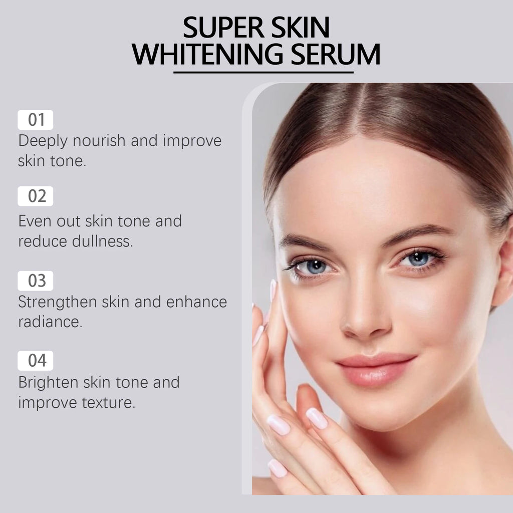 Double Glutathione Serum Lightens Dark Spots Even Skin Tone Skin Radiant Moisturizing Hydrating Smoothing Brighten Skin Care Zpaxo