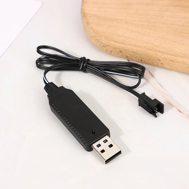 Usb Charger Cable 3 7V Lithium Battery SM-2P Forward RC Car Aircraft