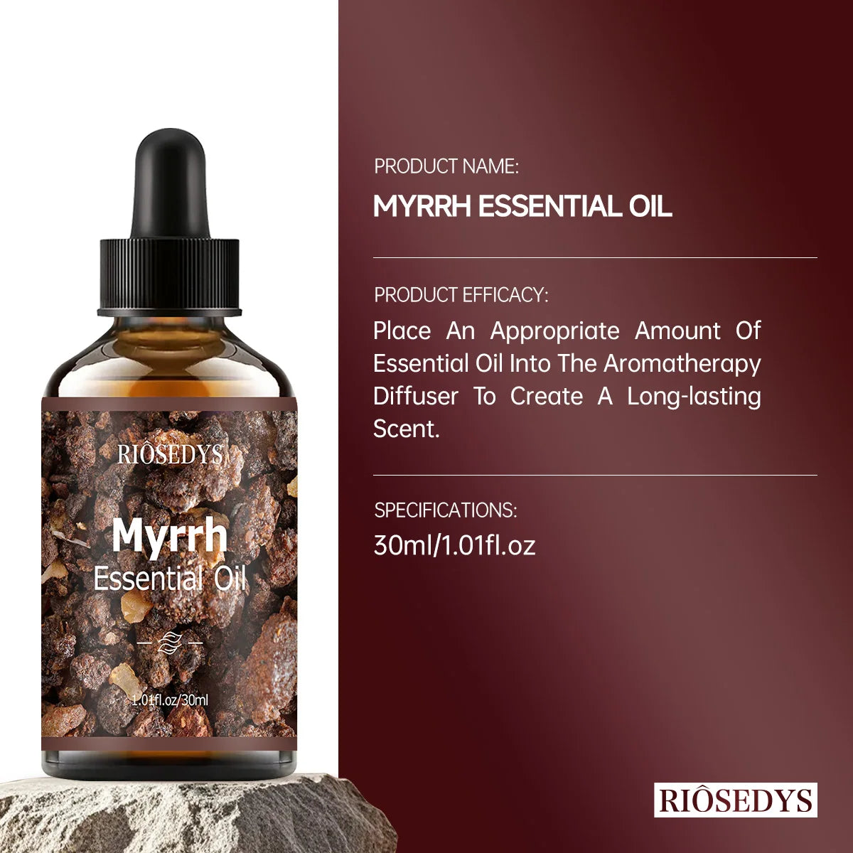 Myrrh Essential Oil Natural Fragrance Suitable Body Massage Zpaxo