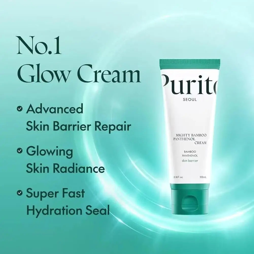 Purito Cream Bamboo Extract Panthenol Intensive Moisturizing Repairing Revitalizing Soothing For All Skin Type Skin Care Zpaxo
