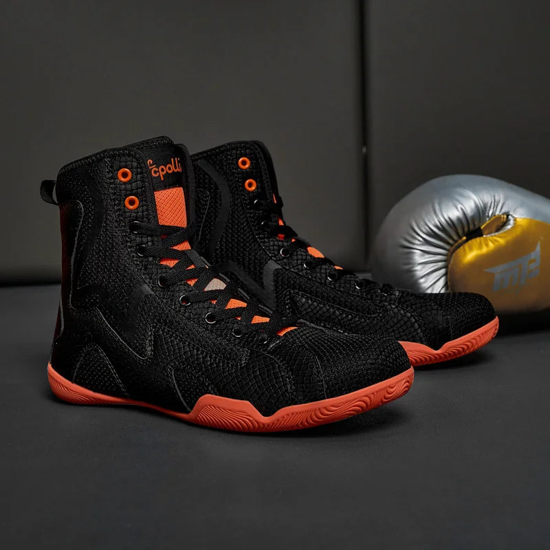 Lexsan Training Wrestling Shoes Men Female Fitness Boxing Mesh Zpaxo Z01 3 47