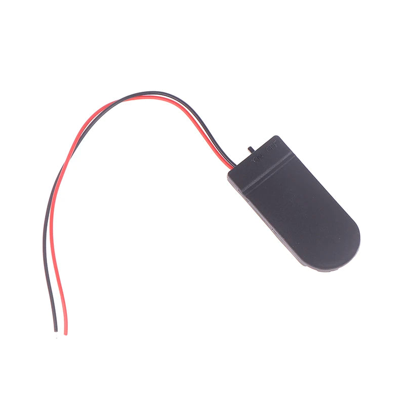 CR2032 Button Coin Cell Battery Holder Case Cover ON-OFF Switch+10