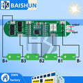 4S 12A Li-ion BMS Board 14 8V Discharge 16 Charging Fits 3 7V 18650 Zpaxo Default Title