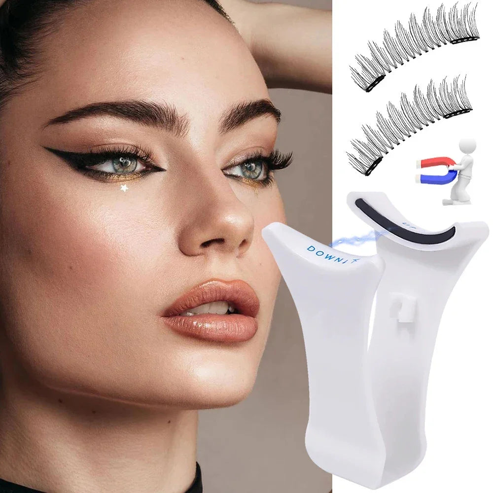 Professional Magnetic Eyelashes Extension Applicator False Eyelashes Tweezer Curler Clip Clamp Makeup 3D Mink Eyelashes Tweezer Zpaxo