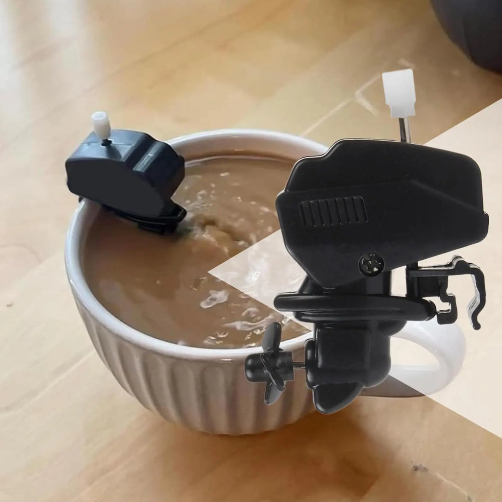 Boat Motor Coffee Stirrer Novelty Mixer Drink Mixing Gadget Engine