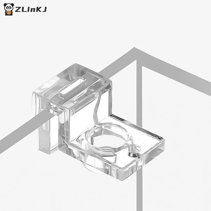 ▶4pcs 6mm/8mm/10mm Fish Tank Acrylic Clips Aquarium Lid Cover Support Holder Bracket Clamp Stand Aquarium Supply Zpaxo