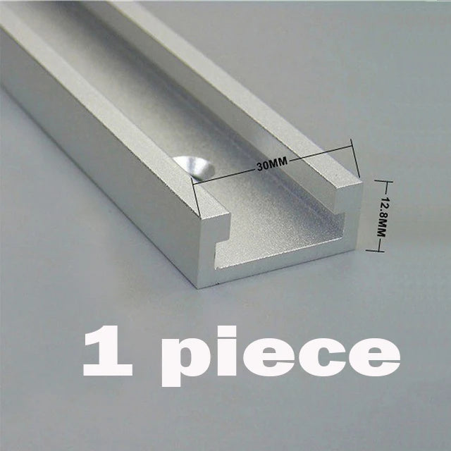 600 Woodworking T Track Long Aluminium Alloy Slot Miter Tracks Jig Zpaxo silver track 800mm