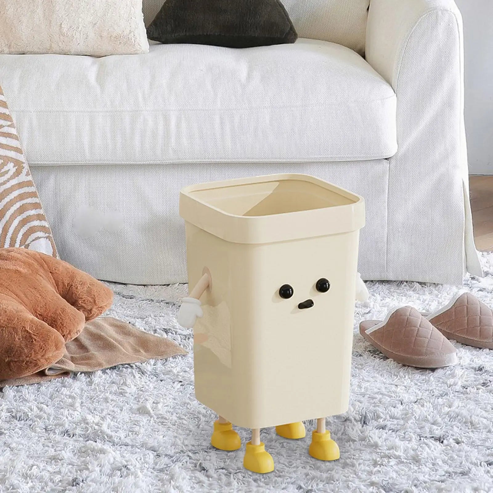 Creative Trash Can Lovely Lightweight Sturdy Household Compost Bucket Zpaxo