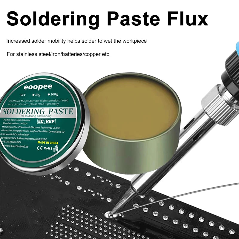 Soldering Paste Lead-free Rosin Flux Environmental Copper Iron Sheet