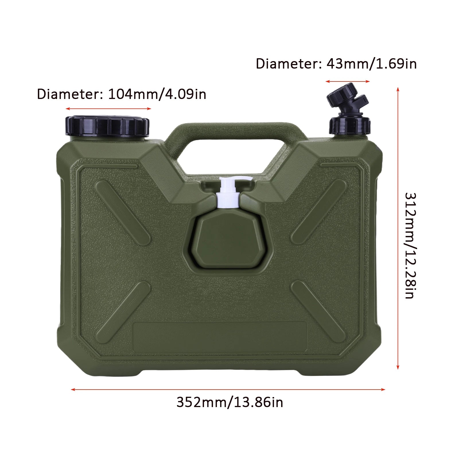Camping Water Container W Spigot Hand Sanitizer Bottle Dispenser