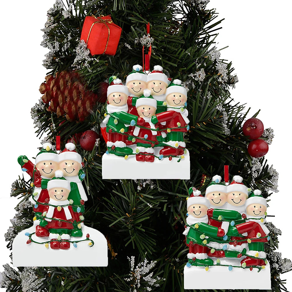 Personalized Family Christmas Ornaments DIY Personal Tree Hanging