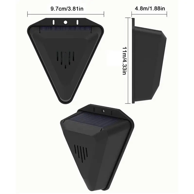 Solar Timer Bird Repeller 13 Sound Waterproof Repellent Alarm Outdoor
