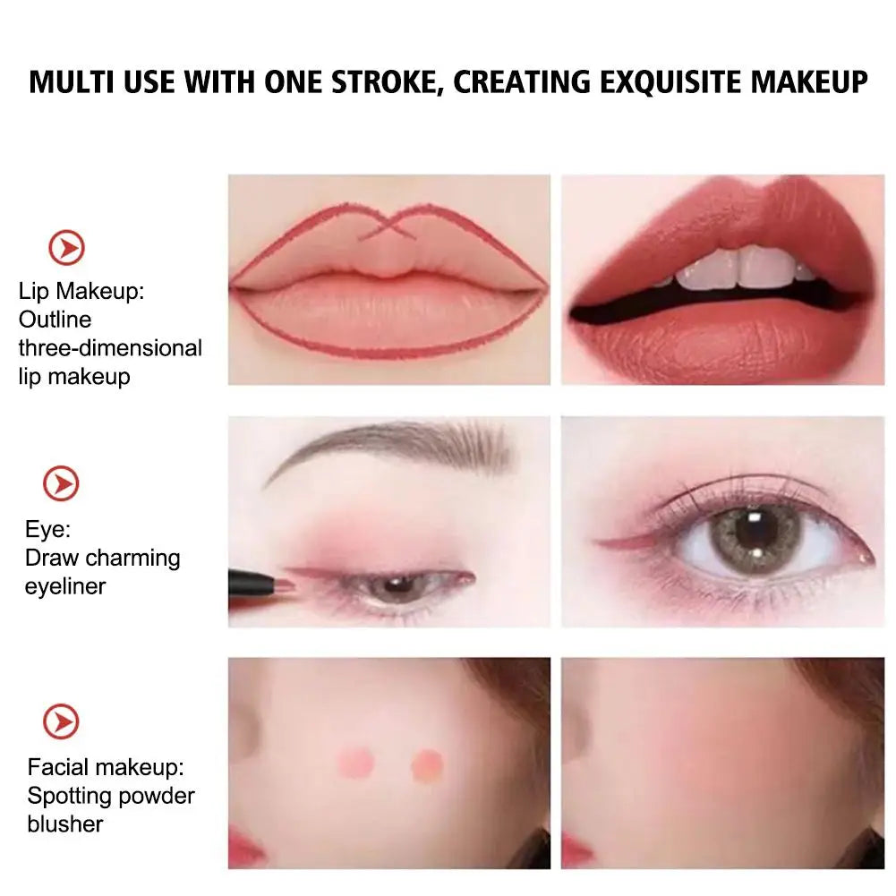 Matte Waterproof Automatic Lip Liner – Long-Lasting Moisturizing Automatic Lip Liner Zpaxo