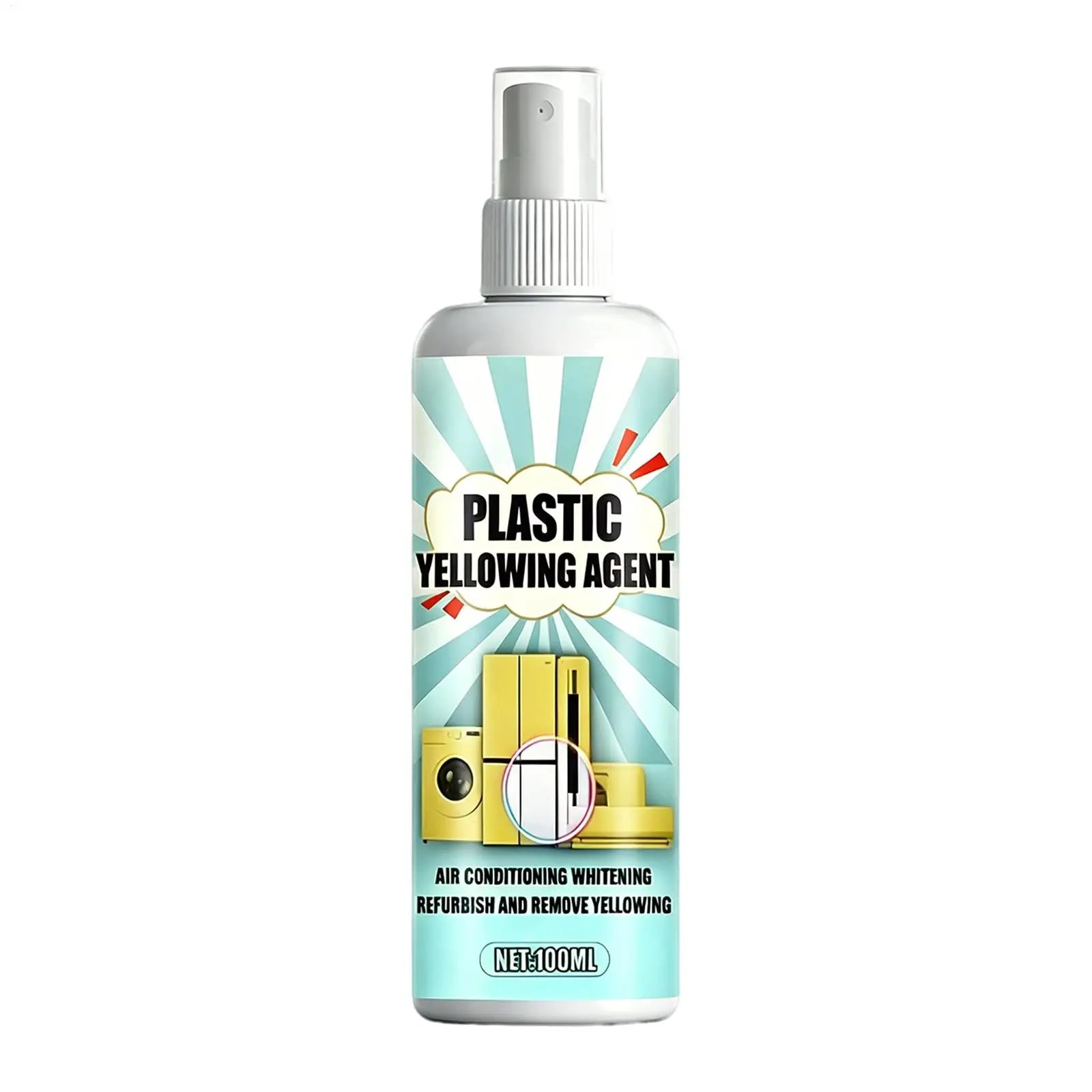 ABS Yellowing Remover 100ml – Restore Plastics & Appliances Plastic Restoration Agent Zpaxo
