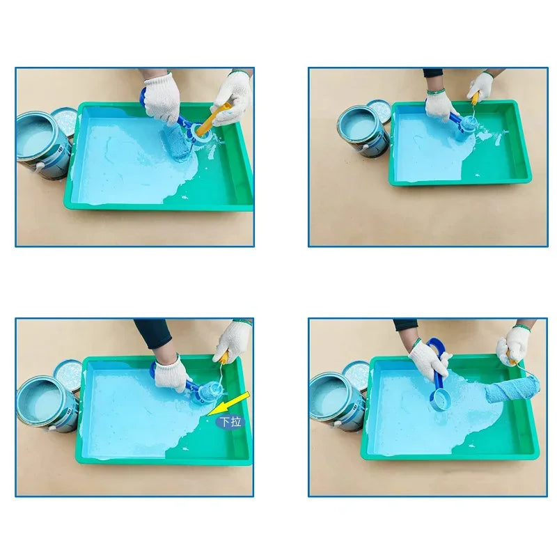 Paint Roller Spinner Cleaner – Easy Sleeve Saver Tool Paint Roller Cleaner Zpaxo