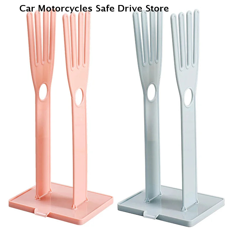 CMDrying Drain Rack Gloves Stand Holder Kitchen Rubber Glove Towel