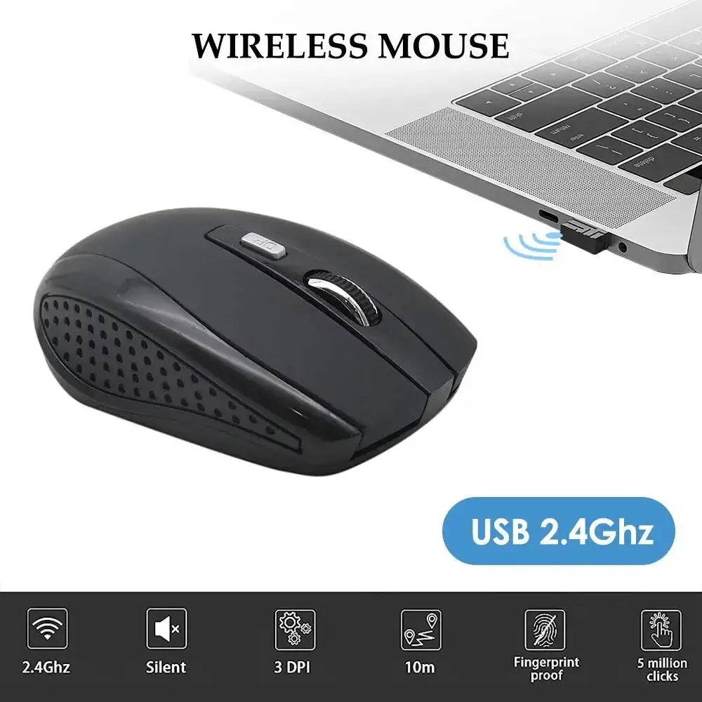 Bluetooth 5.2 Mouse 2.4G Wireless Mouse Dual-Mode Silent Mouse Rechargeable Gaming Mouse 800/1200/1600DPI For PC Computer Laptop Zpaxo