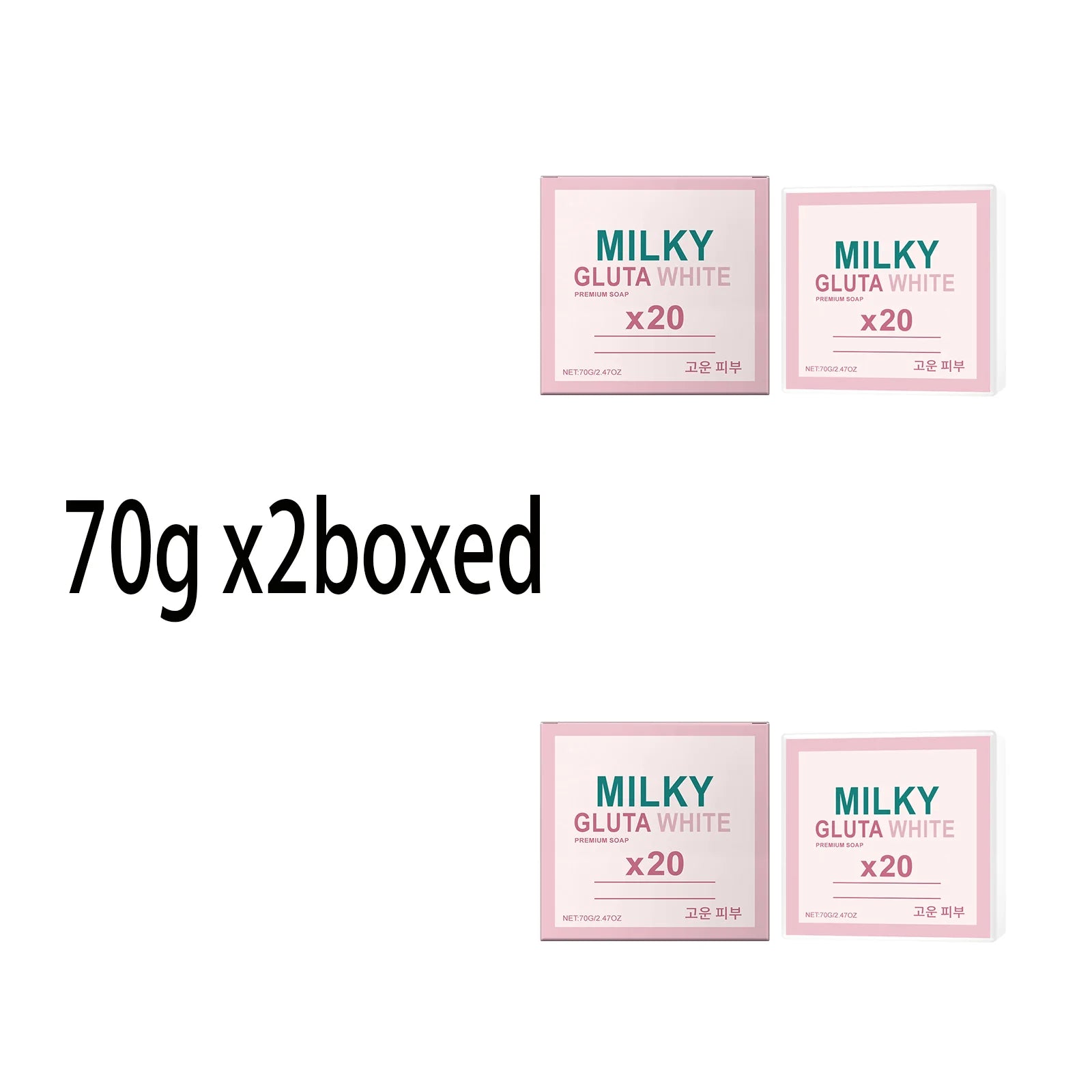 Milk Body Soap – Moisturizing, Cleansing & Gentle Bath Bar Moisturizing Bath Soap Zpaxo 70g x2boxed