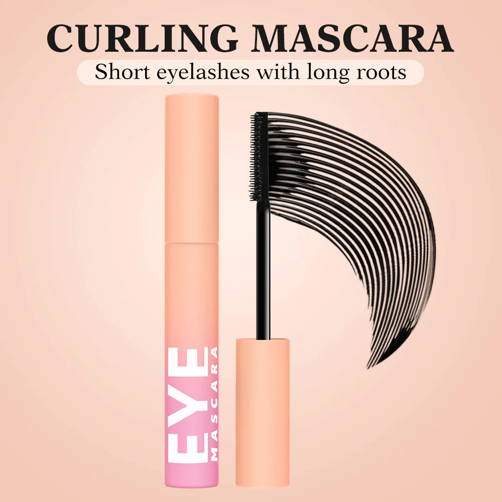 Curly Eye Black Durable Waterproof Sweat Proof Non Smudging Caking