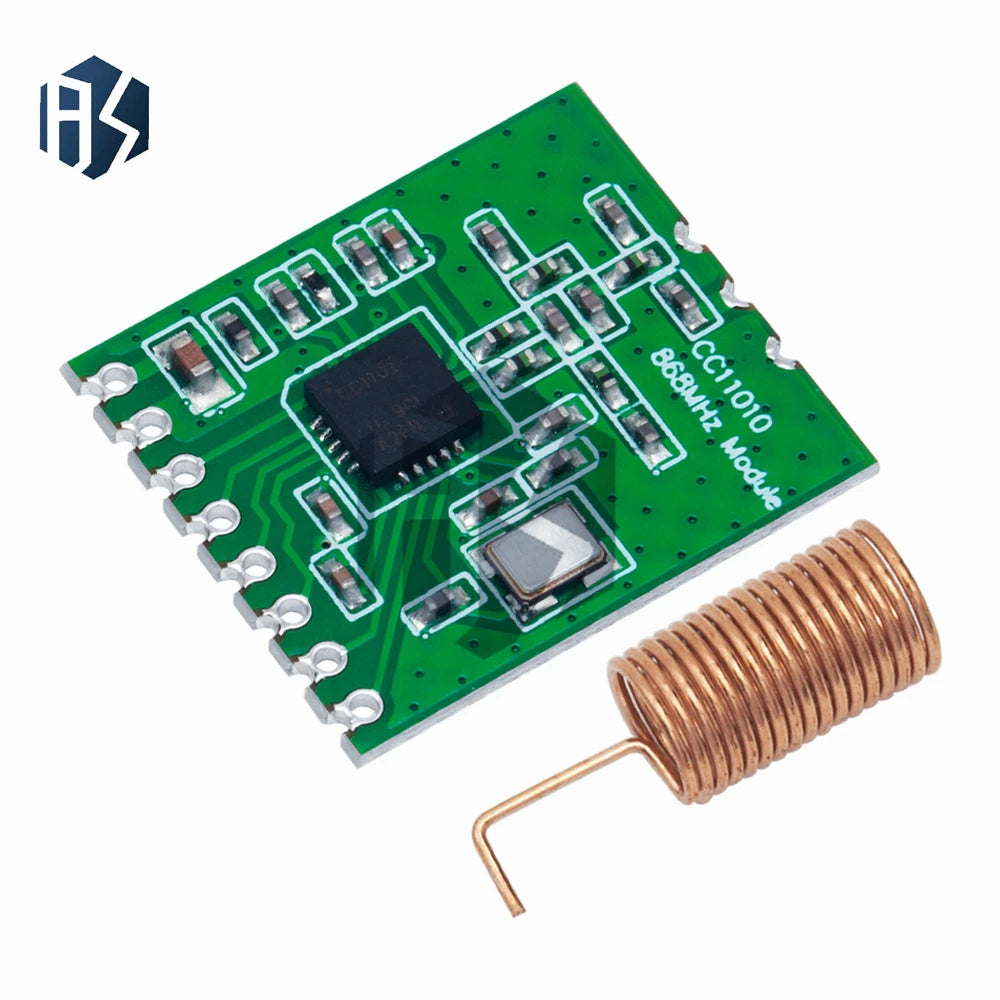 CC1101 Wireless Module Long Distance Transmission Antenna 868MHZ SPI Interface Low Power M115 For FSK GFSK ASK OOK MSK 64-byte Zpaxo