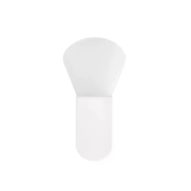 Mini silicone facial mask brush, soft head, short style, application type makeup brush, facial beauty tool Zpaxo style b-1pc