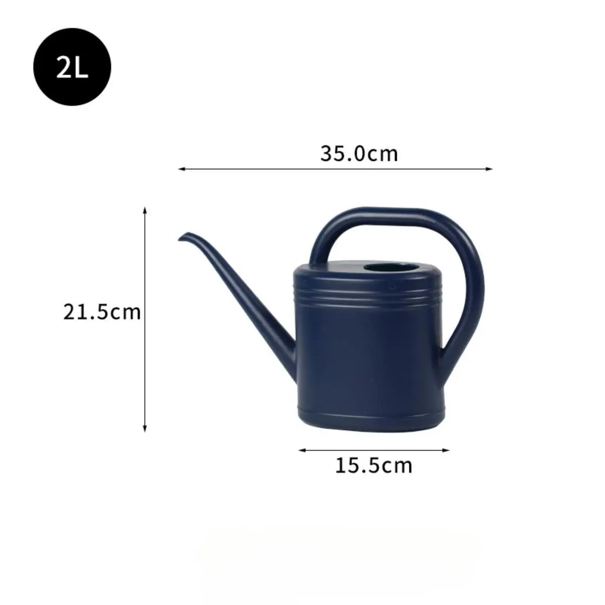 Watering Can Water Can for Plants with Sprinkler Head 2L Long Mouth Watering Can Flower Watering Can for Outdoor House Plant Zpaxo 2L blue