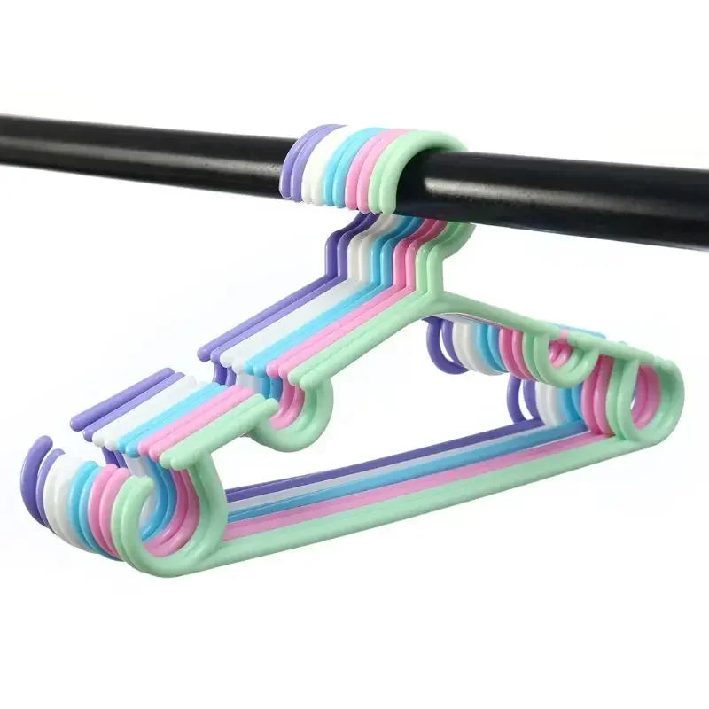5-20Pcs Baby Hangers for Plastic Candy Colored Children's Clothes Hanger -Safe and Durable Can Be Used As Toddler or Baby Hanger Zpaxo