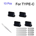 Universal Phone Metal Dustproof Net Stickers Speaker Mesh For iPhone Samsung Anti Dust Net Sound Hole Charging Port Dust Plug Zpaxo 13 x For Type C Plug