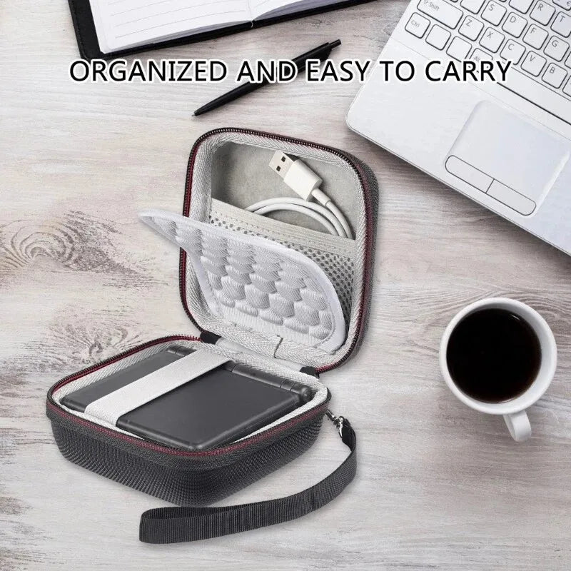 Carrying Case Anbernic RG35XXSP Flip RG 34XXSP Handheld Game Console Zpaxo Black