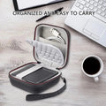 Carrying Case Anbernic RG35XXSP Flip RG 34XXSP Handheld Game Console Zpaxo Black