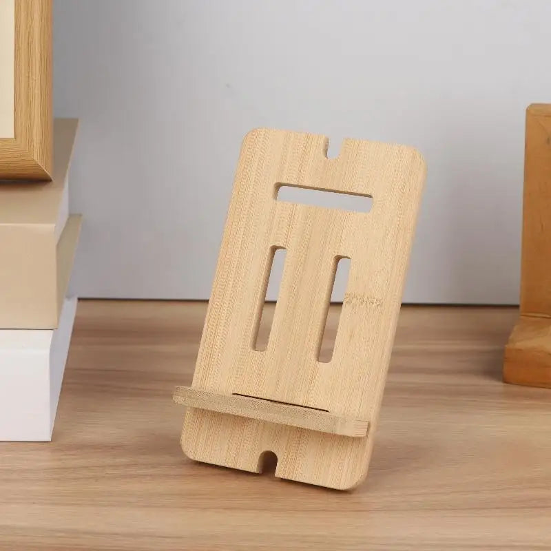 Wooden Desktop Phone & Tablet Stand – Universal Holder