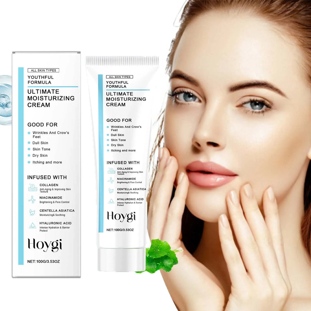 Hoygi Centella Cream – Hyaluronic Acid Daily Moisturizer 100g Face Moisturizing Cream Zpaxo