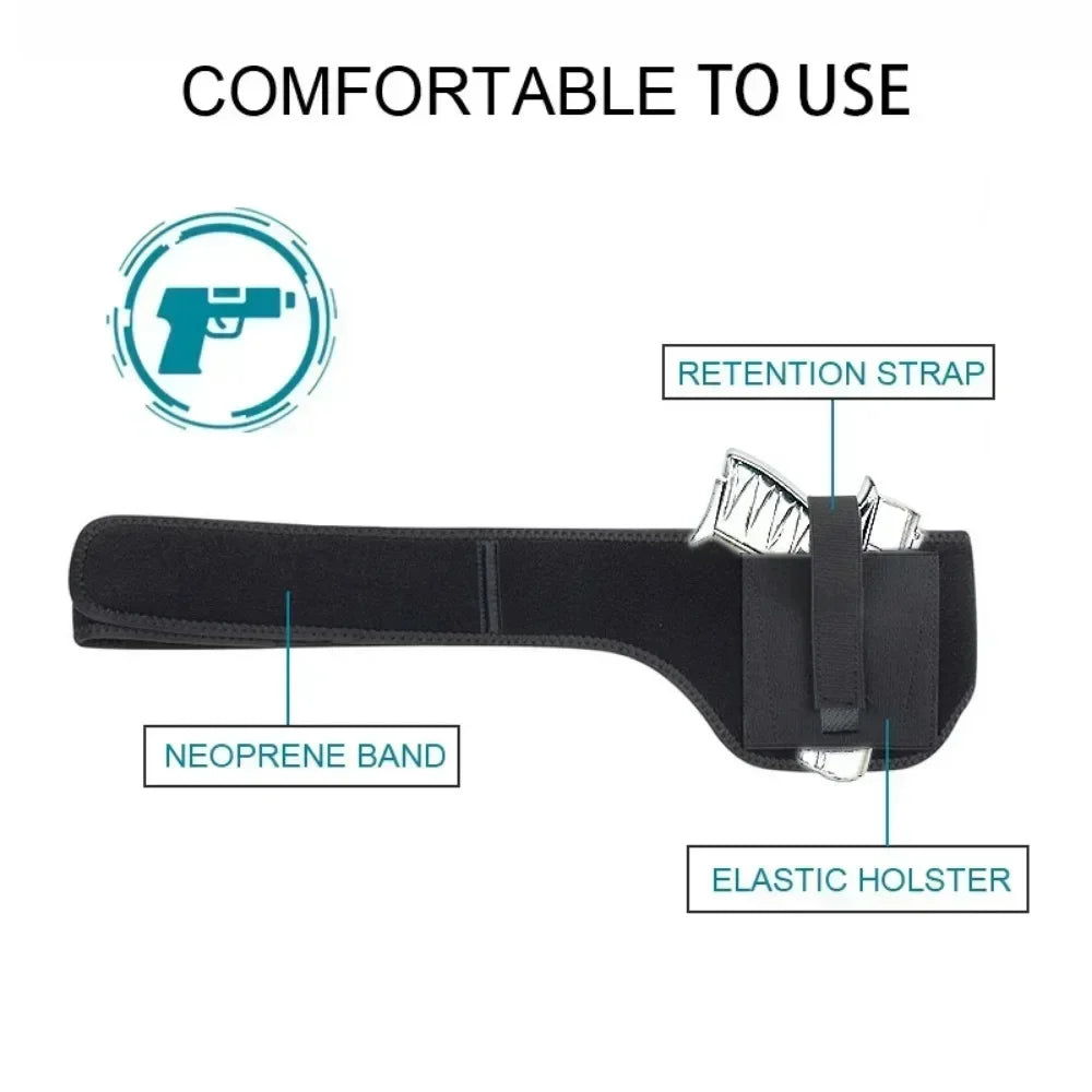 New 1PC Outdoor Gun Holster Holster Multifunctional Concealed Carrying Waist Universal Stock Belt Pistol for Tactical Equipment Zpaxo