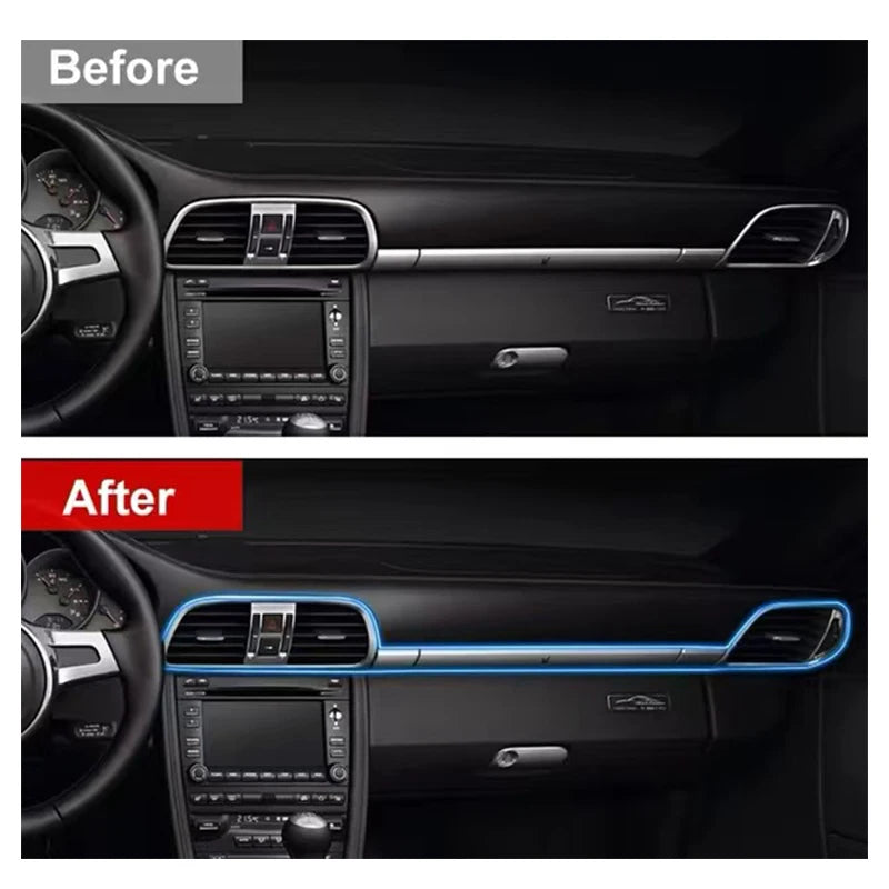 RGB Car Interior Fiber Optic LED Ambient Light Strip – USB